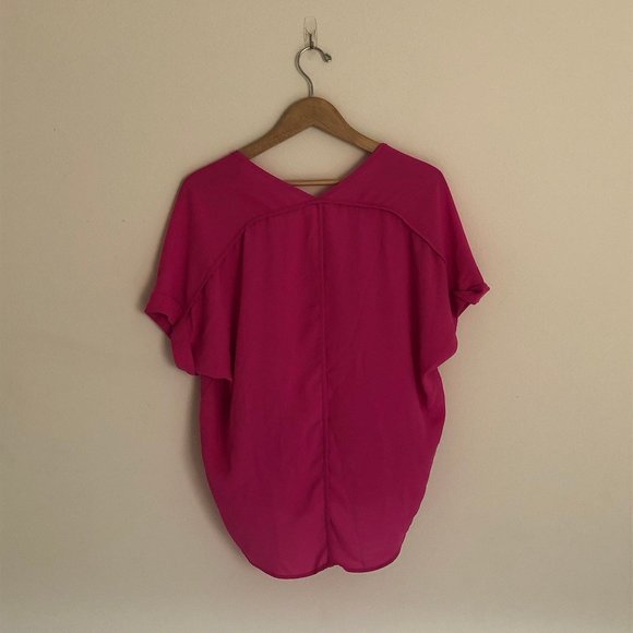 Lush | Pink Short Sleeve Top - Picture 3 of 4